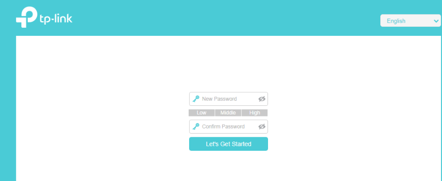 Set a new Password and confirm the password.