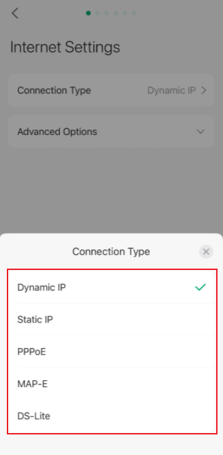 Show the dial-up methods supported by Omada Fusion Gateway.