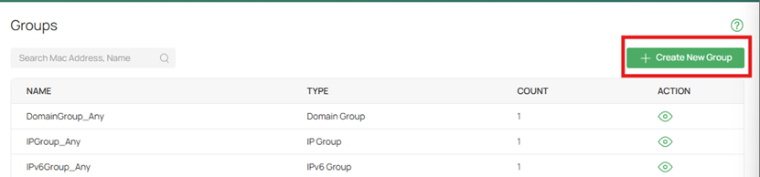 Click Create New Group.