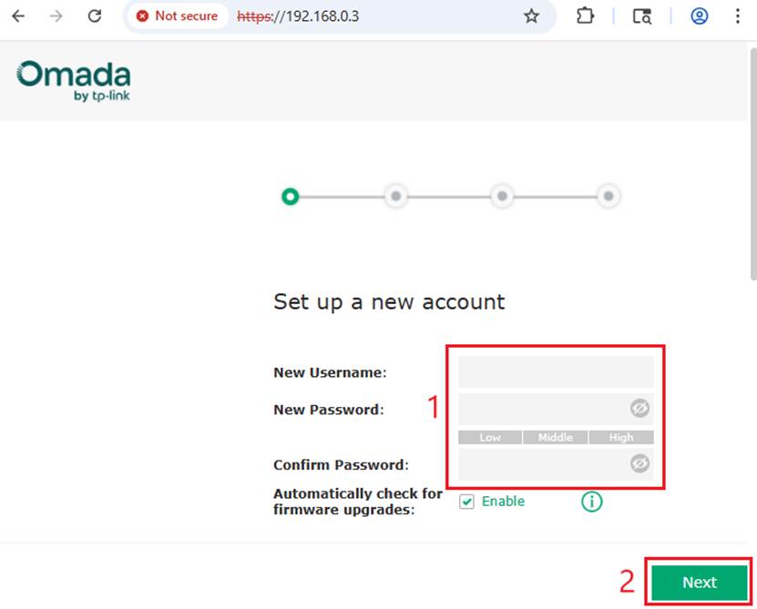 Management page for EAP725-Outdoor.