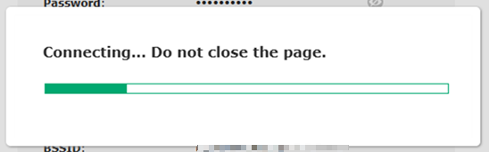 EAP finalizing setup.