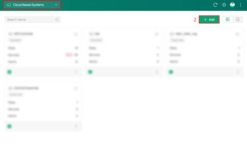 Cloud Based System in Omada Cloud Management Platform.