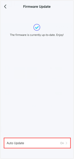 Select Auto Update.