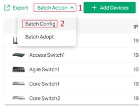 Staring batch config.