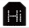 Router LED Display Patterns: Waiting for setup, dotted 'Hi' text on black.