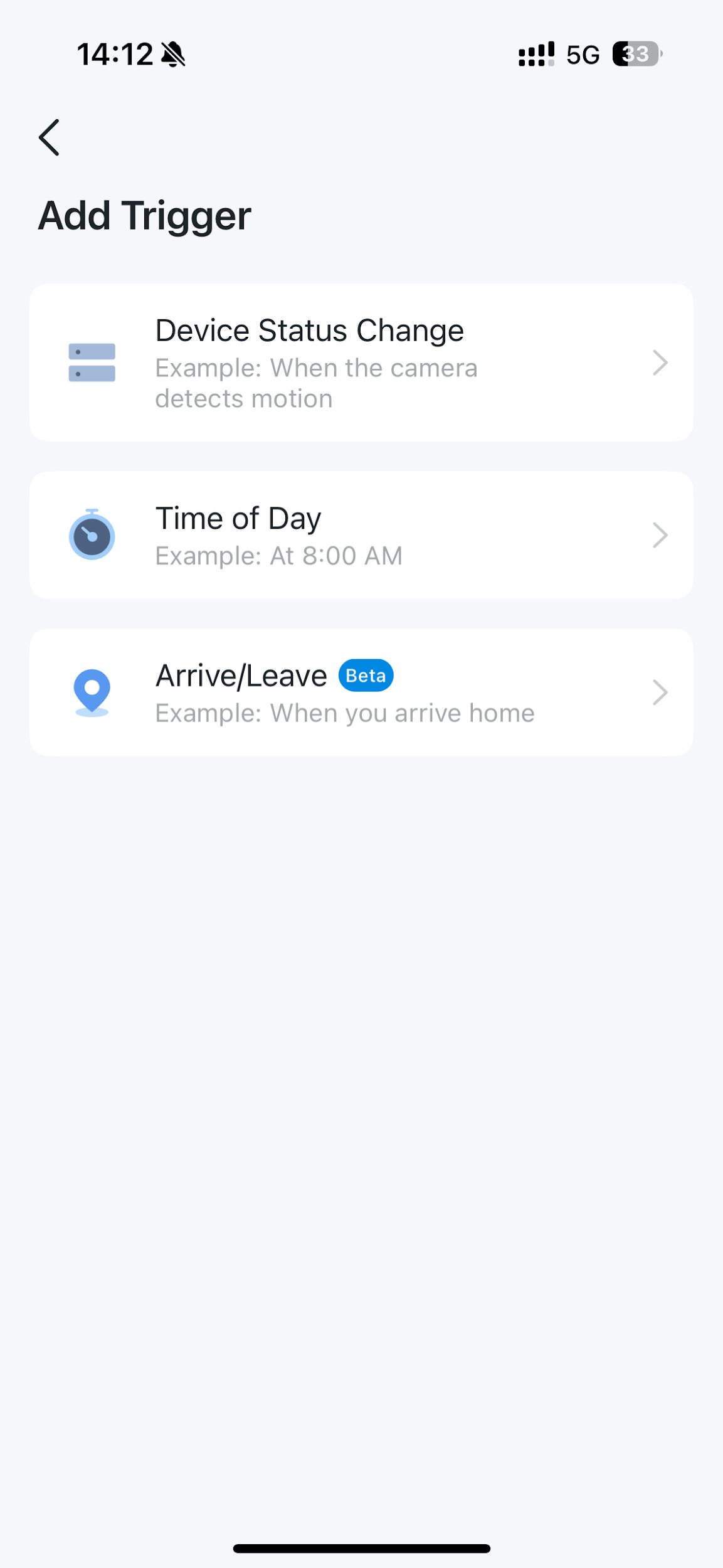 Add trigger page.