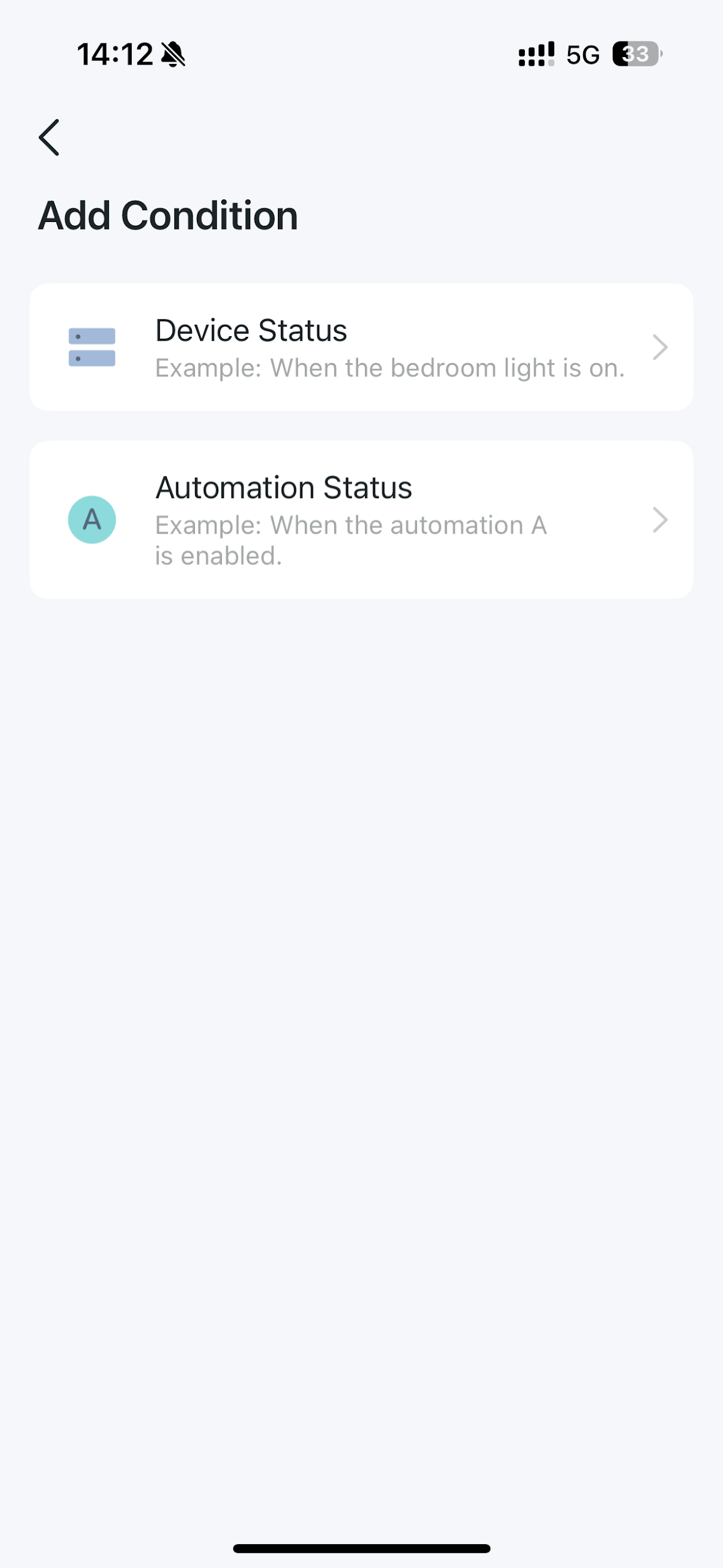Add condition page.