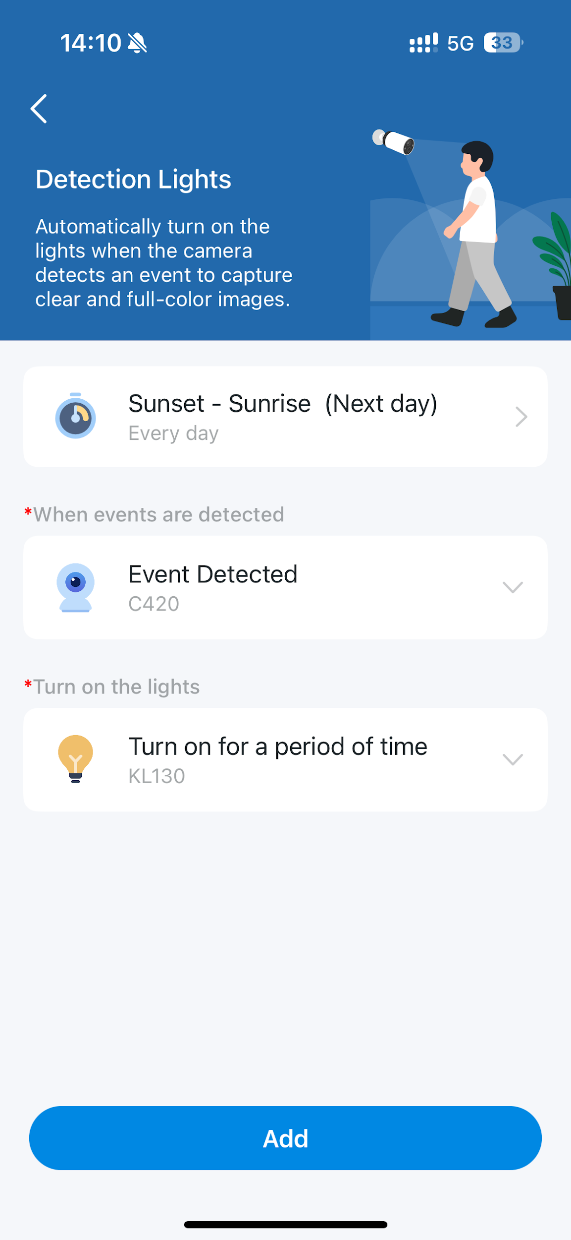 Select device.