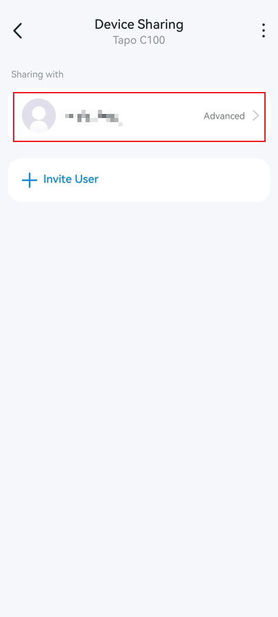 Tap the recipient’s account.