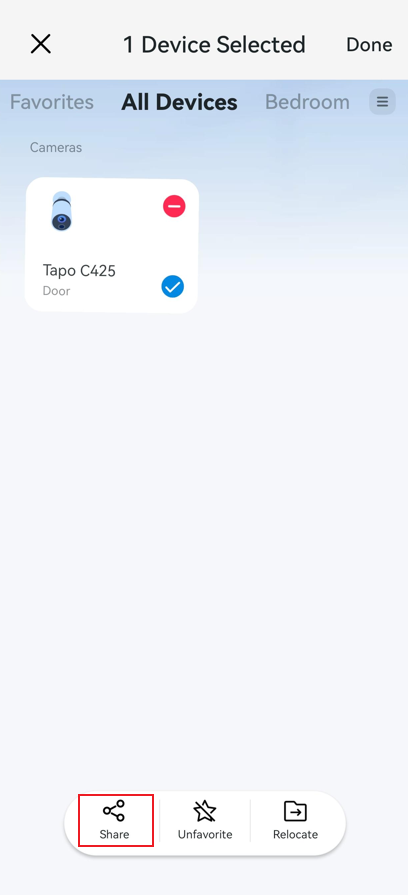 Tap Share.