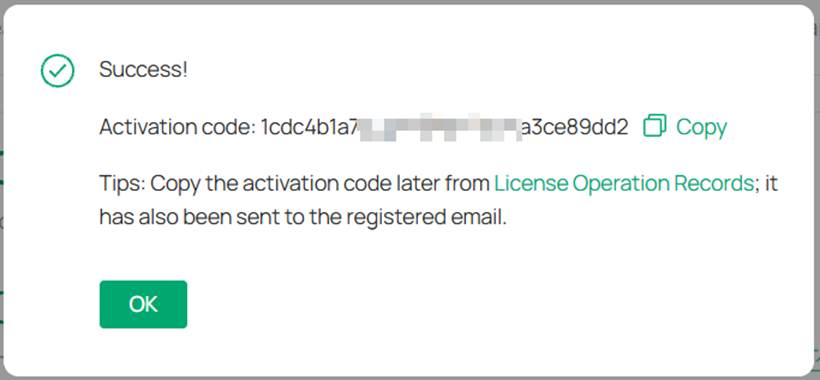License export information
