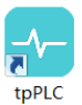 tpPLC application icon on desktop.
