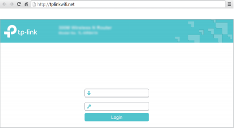 TP-Link router login page at tplinkwifi.net with username, password fields, and Login button.