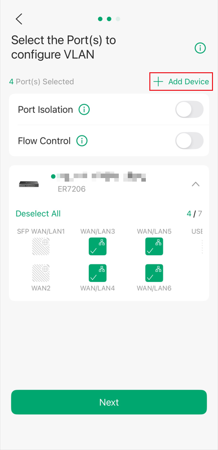 show the way to configure switch ports.