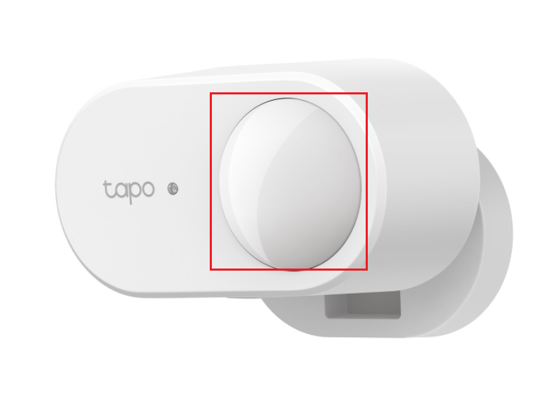 The position of the sensor.