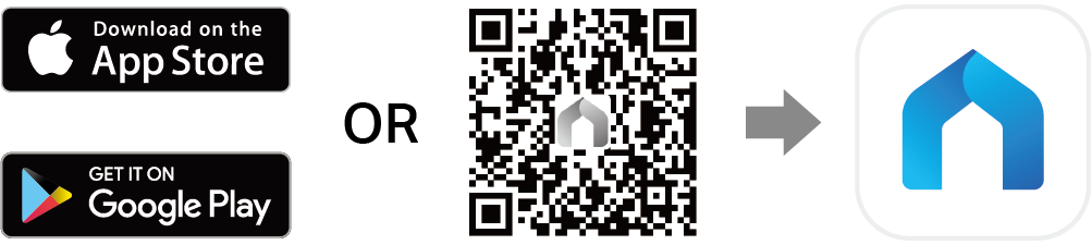 Download the Tapo app image with QR code.