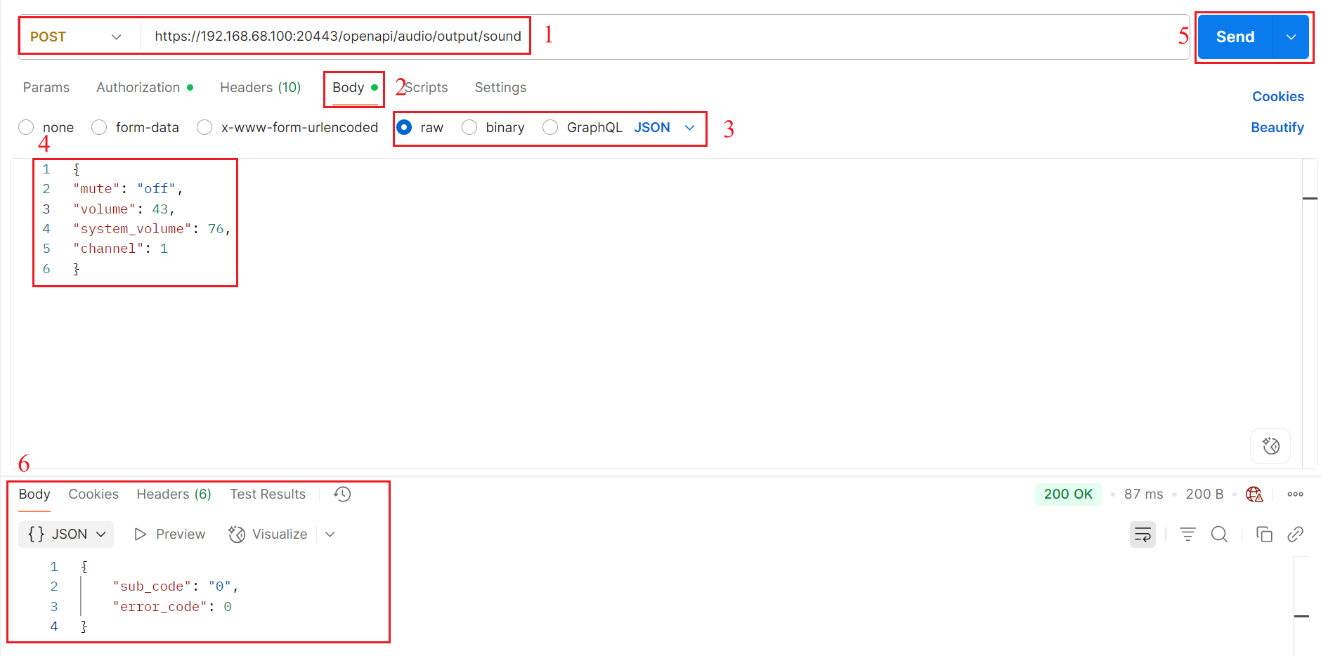 The response body returned by the API call.