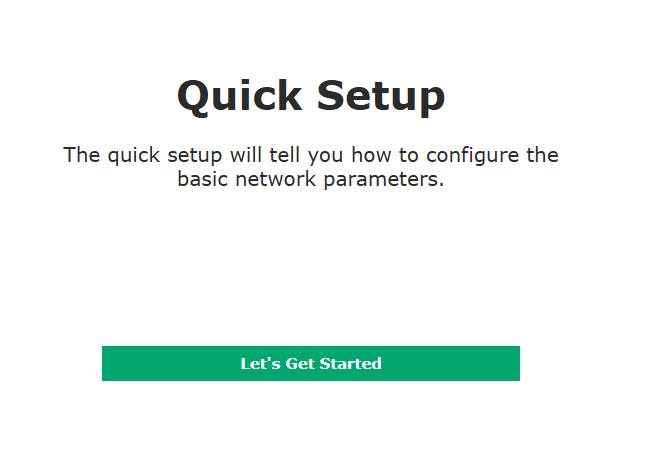 Quick setup prompt for the Sector Bridge 5 in standalone web GUI.