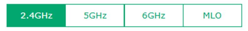 Select only the 2.4GHz band in the band selection box