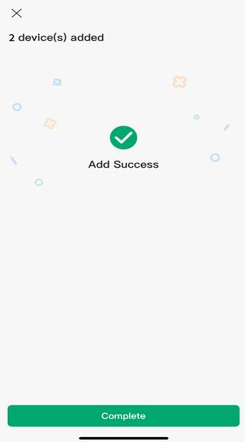 Initialization complete page.