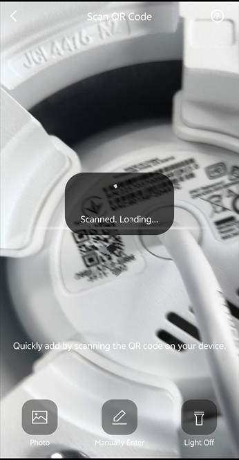 Steps to scan and add camera.