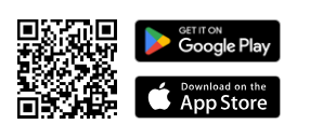 The QR code for downloading the Tether app.