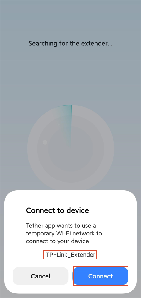 Tap "Connect".