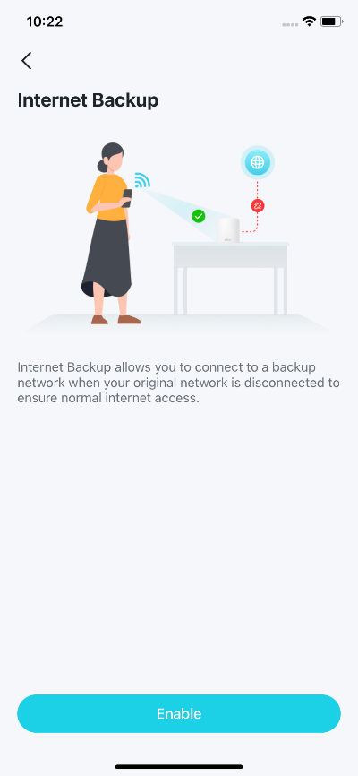 Introduce the Internet Backup feature.