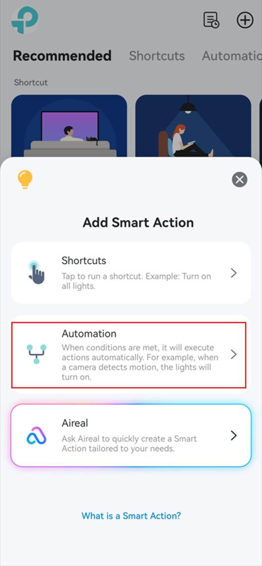 ALT-Text: Wählen Sie „Automatisierung“.