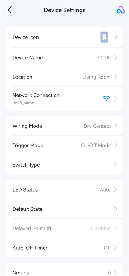 Select Location.