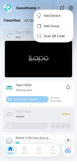 Tap "Add Device"