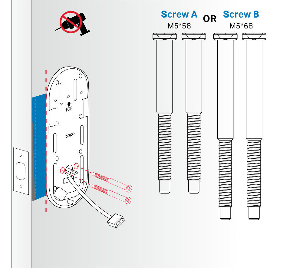 Install the mounting plate.