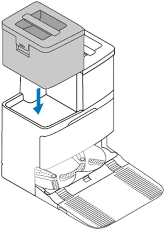 ALT-Text: Dockingstation des RV50 Pro Omni.