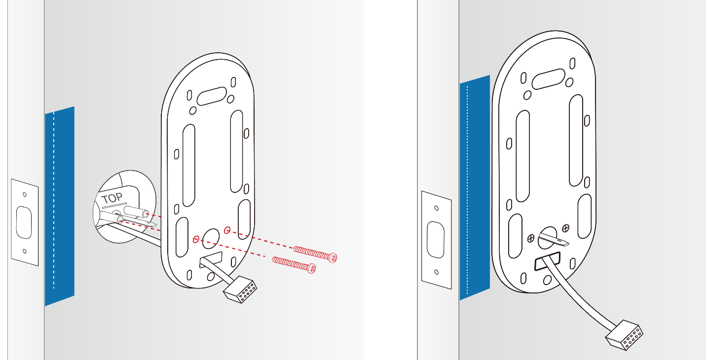 Install the mounting plate.