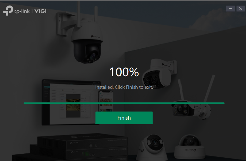 VIGI Config Tool upgrade completed