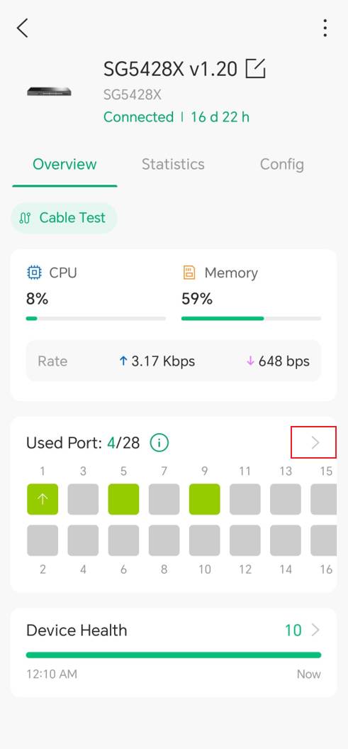 show the way to check the port list