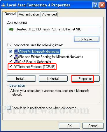 How to configure static IP on the computer