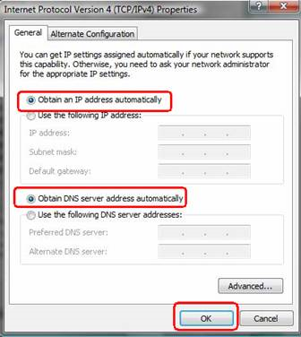 How to configure static IP on the computer