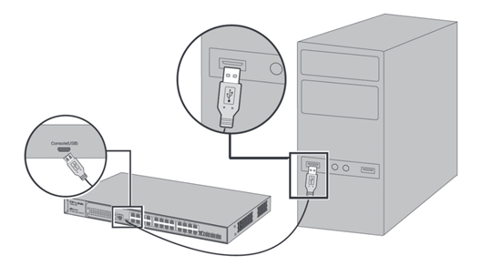 How to enter the BootUtil Menu to factory reset the switch with 