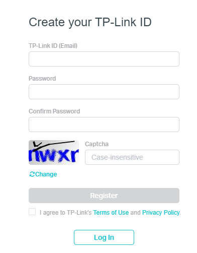 create your TP-Link ID.