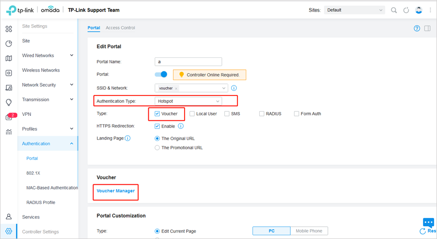 How to Configure Voucher Authentication on Omada Controller | TP 