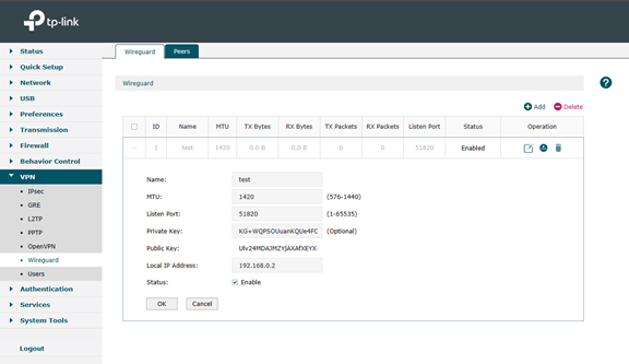 How To Configure WireGuard VPN On Omada Router In Standalone Mode TP 