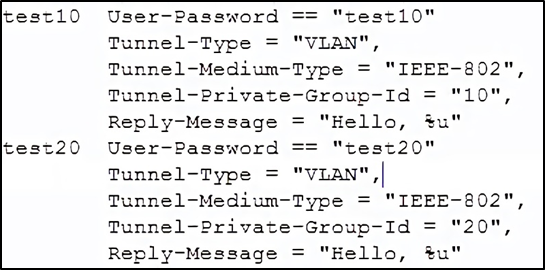 802.1x dynamic vlan assignment