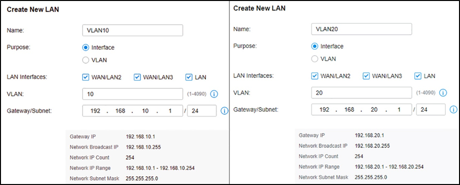 dynamic vlan assignment with radius server