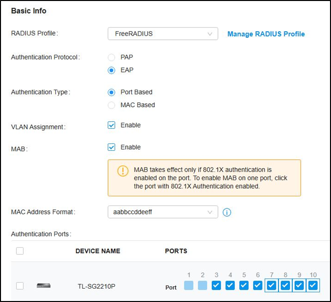 wired dynamic vlan assignment