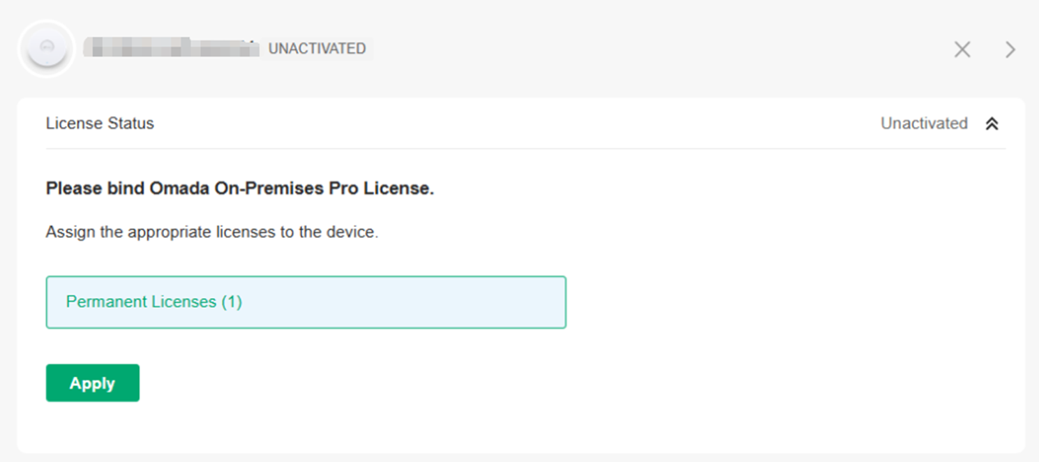 Select the license to be assigned and get applied