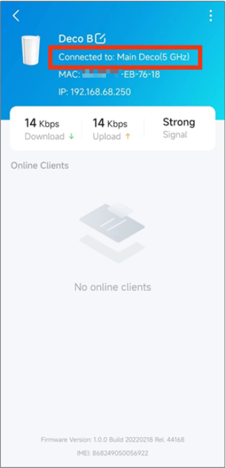 Specific Deco page to show signal source.