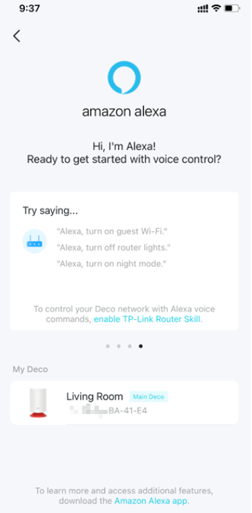 Enable TP-Link Router Skill.