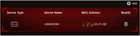 Device in whitelist.
