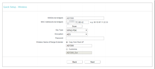 Input host network's password.